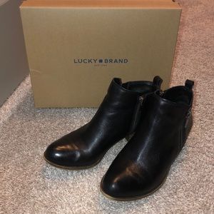 Lucky Brand Black Booties